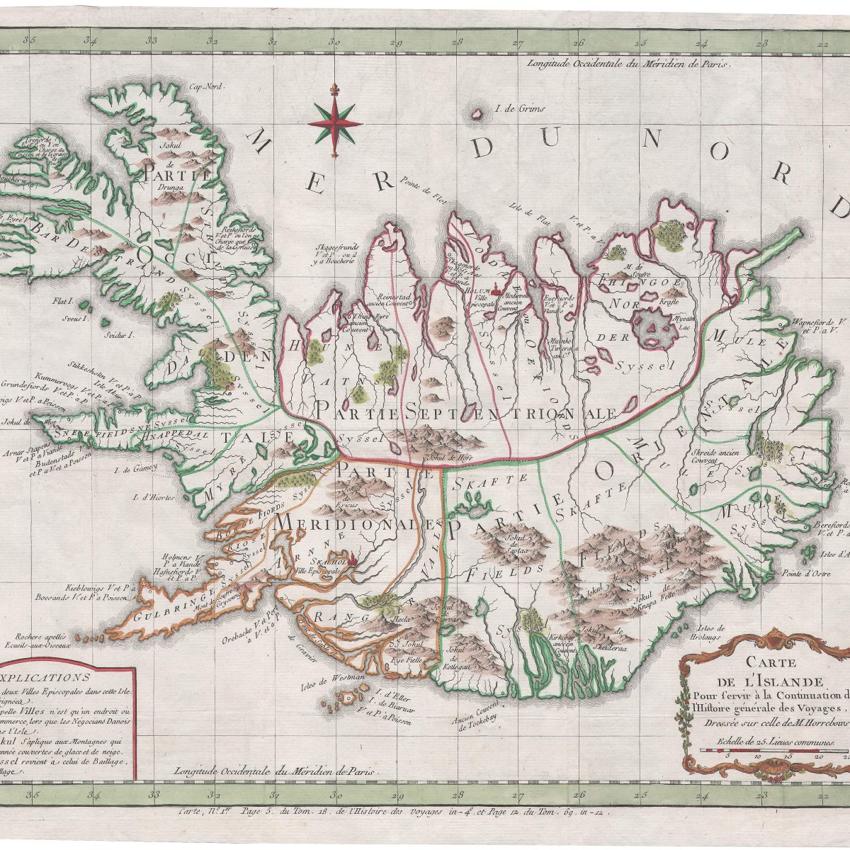 Carte de l‘Islande - Mapping Iceland